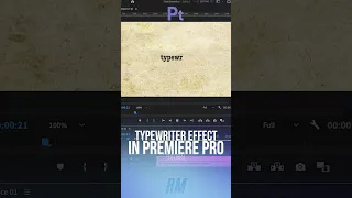 TypeWriter Effect in Premiere Pro Tutorial