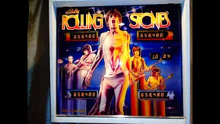 Bally ROLLING STONES Restoration Complete! (Dr. Dave's Pinball Restorations)