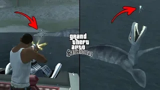 GTA San Andreas - Loch Ness Monster (Secret Location)