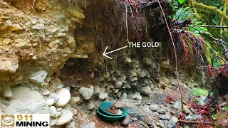 Finding Gold With Big Oxidized River Gravels!