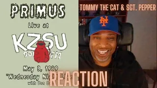 Primus "Tommy The Cat" & "Sgt. Baker" KZSU Stanford Radio- Live 1989 (REACTION) Subscriber Request