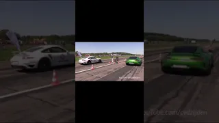 amg gtr vs porsche 911 turbo s