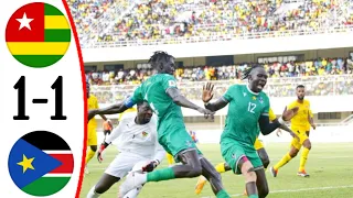 Togo vs Soudan du Sud (1-1) Tous les buts et faits saillants prolongés