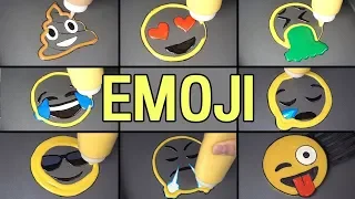 (Compilation) Emoji Pancake Art - Tease ya, Angry, Sleeping, Poop, Heart Eyes, Tear Face, Vomit