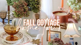 FALL COTTAGE HOME TOUR 2023 | thrifted + vintage autumn home 🍂🏠