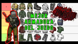 MEJOR ROPA / ARMADURA │ PROJECT ZOMBOID │TIER LIST│