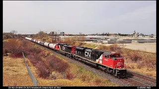 RAILREEL "Up & Down Railfanning" CN VIA April 10 2021