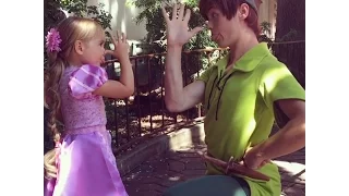 This little girl wears the cutest homemade costumes to Disneyland.