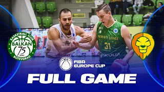 BC Balkan v Patrioti Levice | Full Basketball Game | FIBA Europe Cup 2022-23