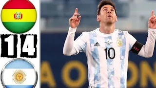 Argentina vs bolivia 4-1 Extended highlights all goals 2021 Copa America football 6.00am