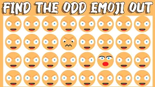 HOW GOOD ARE YOUR EYES #81 | Find The Odd Emoji Out | Emoji Puzzle Quiz