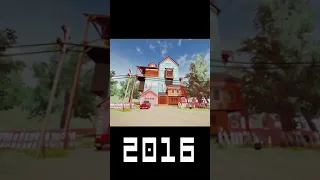 evolution of Hello Neighbor 2014-2023 #helloneighbor #hn #evolution #shorts