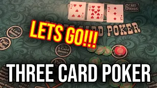 THIS WAS MAGICAL!!! LIVE 3 CARD POKER!!! June 28th 2022