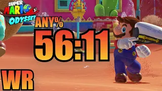 [WR] Super Mario Odyssey Any% Speedrun in 56:11