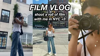 Shoot a Roll of Film with me in NYC | Nikon FE - Manual 35mm Film Camera Loading