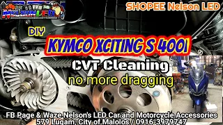Kymco Xciting S 400i DIY CVT Cleaning