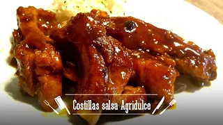 COSTILLAS EN SALSA AGRIDULCE OLLA RAPIDA ( CUCODAMORE)