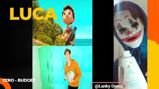 LUCA WITH ZERO BUDGET! (LUCA FUNNY DISNEY MOVIE PARODY BY LANKYDONUT!)JOKER VERSION 😜