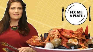 The Original Crab Shanty's 2lb Seafood Pasta | Fix Me a Plate with Alex Guarnaschelli | Food Network