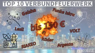 TOP 10 Verbundfeuerwerk bis 150€ 🎆 F2 Feuerwerk