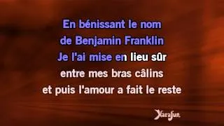 Karaoké L'orage - Georges Brassens *