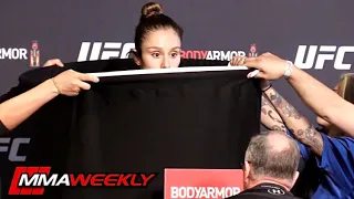 UFC 246 Official Weigh-Ins: Alexa Grasso Misses weight badly vs Cláudia Gadelha