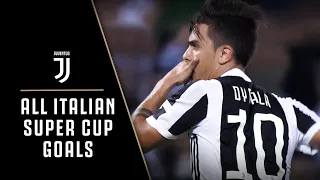 ALL JUVENTUS ITALIAN SUPER CUP GOALS 🇮🇹🏆