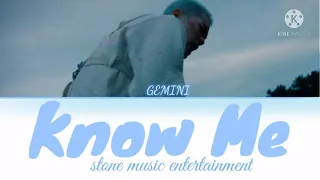 GEMINI (제미나이) – Know Me lyrics colour coded