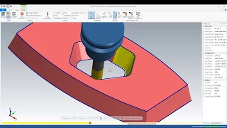 MASTERCAM MULIAXIS : toolpath SWARF MILLING