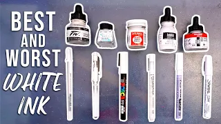 Testing Out Every White Ink | THE ULTIMATE WHITE INK SHOWDOWN