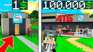 АТБ МАГАЗИН ЗА 1$ ПРОТИ 100.000$ в Майнкрафт Українською | Діамант minecraft