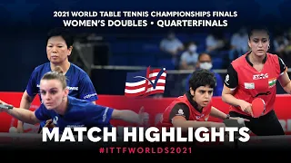 Ni X./De Nutte S. v Batra M./Kamath A. | 2021 World Table Tennis Championships Finals | WD | QF