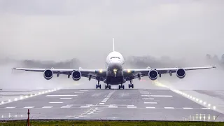 SPECTACULAR HEAVY TAKEOFFS and LANDINGS | London Gatwick Airport Plane Spotting
