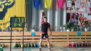 Andrey Rassadin, snatch 202reps. (Online battle of bw class 73 kg)