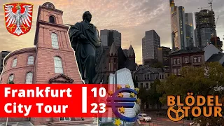 Frankfurt am Main Citytour Oktober 2023 | Abendstimmung mit Skyline