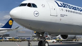 Lufthansa BUSINESS Class I A340-600 I Sao Paulo to Munich (HD)
