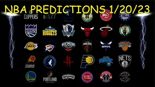FREE NBA PICKS & PREDICTIONS 1/20/23