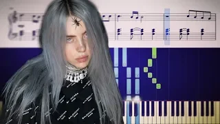 Billie Eilish - lovely (with Khalid) - Piano Tutorial + SHEETS