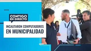 POR CATHY BARRIGA: Allanamiento en la municipalidad de Maipú - Contigo en Directo