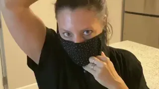INSTRUCTIONS How to make a FACE MASK out of underwear.