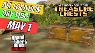 GTA Online Treasure Chest Locations May 1 | DAY 1150 ON THE CAYO PERICO ISLAND