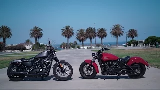 The Great American $9k Cruise-Off: H-D Iron 883 vs Indian Scout Sixty