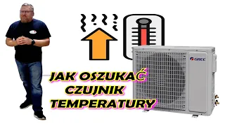 Jak oszukać czujnik temperatury w pompie ciepła lub klimatyzacji za pomocą rezystora.