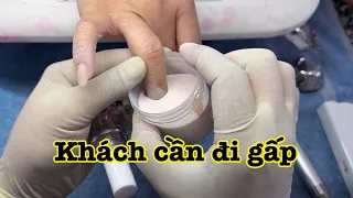 Khi khách cần đi gấp | Nail art designs 2023 | nail tutorial