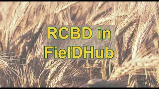 Randomized Complete Block Design (RCBD) in FielDHub