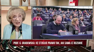 G. Grabowska: Według KE Polska nie pasuje do obrazu wykreowanego przez PE | WYDANIE SPECJALNE