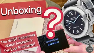 Unboxing — The MOST Expensive Watch Accessory I’ve Ever Purchased — Panerai PAM172 Tantalum Buckle