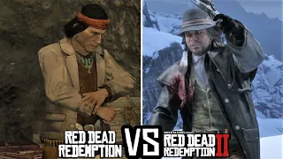 Charles and Nastas have same fate and Dialogue in RDR 1 vs RDR 2