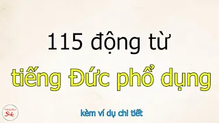 115 động từ tiếng Đức phổ dụng, kèm ví dụ chi tiết