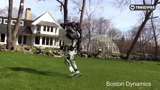 boston dynamics robot escapes from leather bastards  / Getting some air, Atlas 12